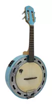 Banjo Elétrico Madeira Plywood Azul Marquês Baj88az Qmq