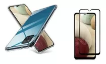 Capa Capinha Case + Pelicula De Vidro 3d Para Samsung M12