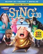 Blu-ray Sing / Ven Y Canta 3d + 2d