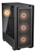 Gabinete Gamer Cougar Mx600 Rgb Mesh Preto Vidro Temp. Full