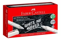 Marcador Permanente Blanco Faber Castell Pack X12