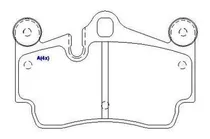 Pastilha Freio Traseira Porsche Cayenne 4.5 2002 Até 2007