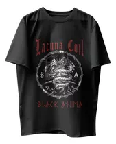 Camiseta Unissex Lacuna Coil Black Anima Lco4