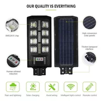 Lampara Reflector Con Panel Solar 150w Ip65 Hawks *itech 