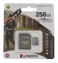 Memoria Kingston Micro Sdxc Canvas Go Plus 256gb Uhs-i U3v30