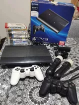 Playstation 3 Super Slim 250g+movie Kit+2joystick+juegos