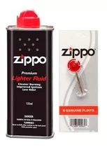 Kit Fluido + Pedra + Pavio Para Isqueiro Zippo Original