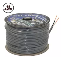 Cable Vulcanizado Flexible Bipolar 18awg 100 Mts  Celapsa