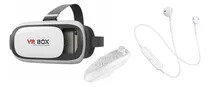 Kit 2 Óculos Vr Box 3d C/ Controle E Fone Bluetooth Promoção