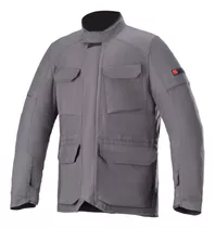 Jaqueta Parka Impermeável Alpinestars Maverick Wp Cinza G