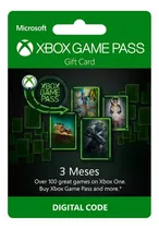 Xbox Game Pass 3 Meses, Código Digital 