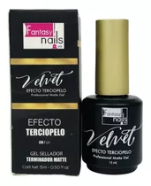 Top Coat Mate Efecto Terciopelo Velvet Uñas , Fantasy Nails