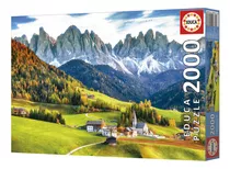 Puzzle Educa Otoño Dolomitas Paisaje Alpes 2000 Piezas Atrix