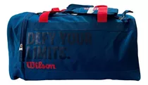 Bolso Deportivo Viaje Gimnasio Entrenamiento Wilson Brooklyn Color Azul