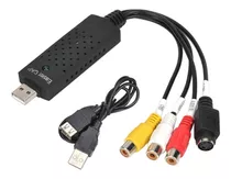 Easycap Tarjeta Capturadora Usb 2.0 Rca S-video Audio Video