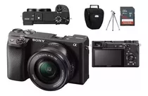 Sony A6400 16-50mm Oss + Bolsa + Tripé + Cartão 64gb - Nfe