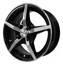 Kit 4 Llantas Eb Mo 17  4x100 Fiat Vw Renault 