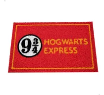 Tapete Capacho 60x40 Divertido Harry Potter Hogwarts Express