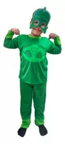 Disfraz Gekko Pj Mask Manga Larga Héroes En Pijamas