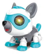 Cachorro Robô Eletrônico Sensor Luz Brinquedo Magic Robô Dog