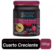 Mermelada Frutos Rojos Stevia Sin Tacc Cuarto Creciente 280g