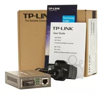 Conversor De Fibra Ótica Mono Modo Tplink Mc-110cs 10/100