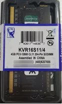 Memoria Ram Ddr3  4g Kingston 12800/1600 Nueva 