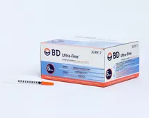 Seringa De Insulina Bd Ultra-fine 50 Ui De 6 Mm Com 100 Un
