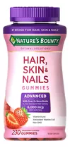 Natures Bounty Hair, Skin & Nails 6000mcg Biotin 230 Gomitas