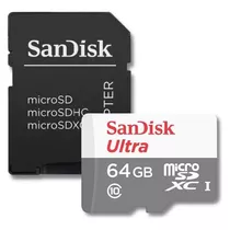 Cartão De Memória Sd 64gb 10 Para Canon Sl3