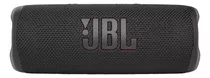 Caixa De Som Jbl Flip 6 Portátil Bluetooth À Prova D'água Cor Preto