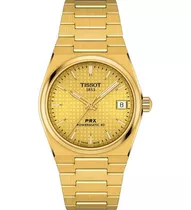 Tissot Prx Powermatic 80 35mm Watch With Champagne Dial 