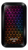 Disco Externo Estado Solido Adata 512gb Rgb Negro 3.2 Tipo C