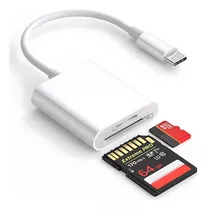 Adaptador Leitor Cartão Sd Usb Para iPhone 15 Macbook Usb-c