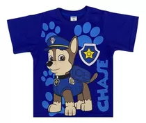 Camiseta Camisa Infantil Patrulha Canina Chaise 100% Algodão