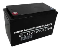 Batería Solar 100ah Gel Ciclo Profundo 