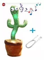 Cactus Bailarín Musical Repite Voz Recargable Interactivo