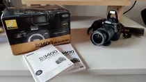  Nikon Kit D3400+lente 18-55 Vr Dslr Color Negro(4000 Dispa)
