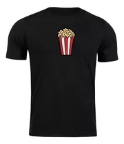 Camiseta Cinema Pipoca Tshirt Geek Nerd Tv Camisa Unissex