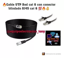 Cable Utp Red Cat 6 Con Conector Rj45 Blindado Cat6 