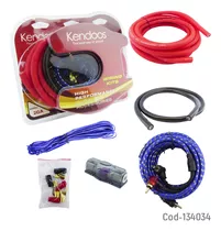 Cables Para Amplificador Marca Kendoos Modelo 2ga. 2 Gauges