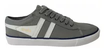 Zapatillas Gola Modelo Comet Color Gris Con Blanco