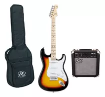 Guitarra Electrica Con Estuche, Amplificador Y Cable