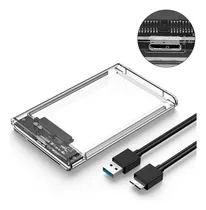 Cofre Case Transparente Disco Duro Sata2.5 Usb3.0