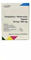 Sitagliptina / Metformina 50mg/850mg Caja Con 56 Tabletas