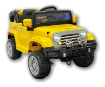 Carrinho Elétrico Jeep Amarelo Trilha 12v