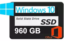 Ssd 960gb Com Windows 10 Instalado + Pacote Office