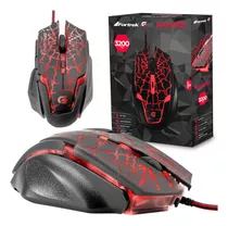 Mouse Profissional 3200dpi Com Botão Lateral Para Ajuste Dpi