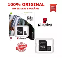  Memoria Micro Sd Kingston 128gb Clase 10 Alta Velocidad