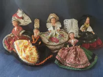 Conjunto De Muñecas Con Trajes Regionales España